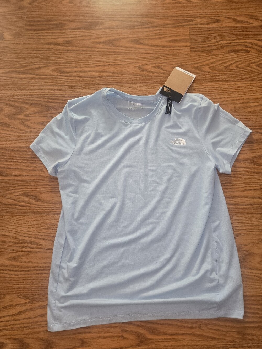 NWT The North Face Pale Blue Women's Short Sleeve Tee